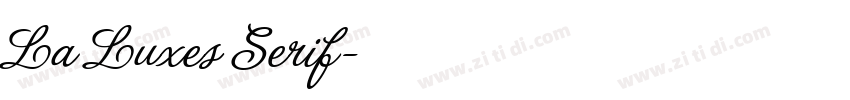 La Luxes Serif字体转换